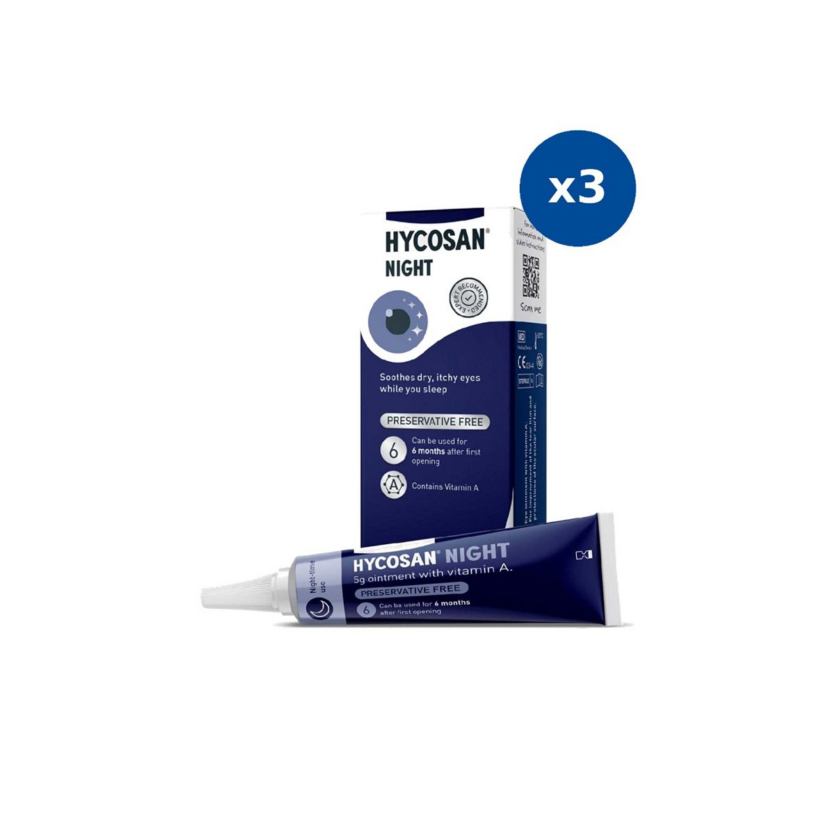 Hycosan Night Eye Ointment 3S Bundle