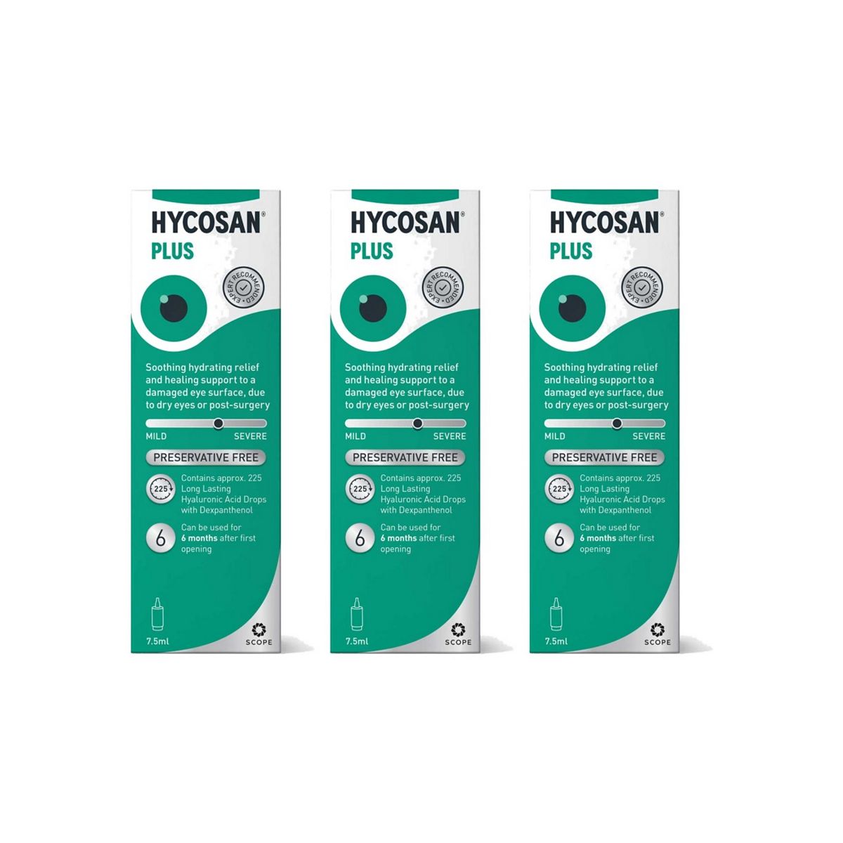 Hycosan Plus Eye Drops 3S Bundle