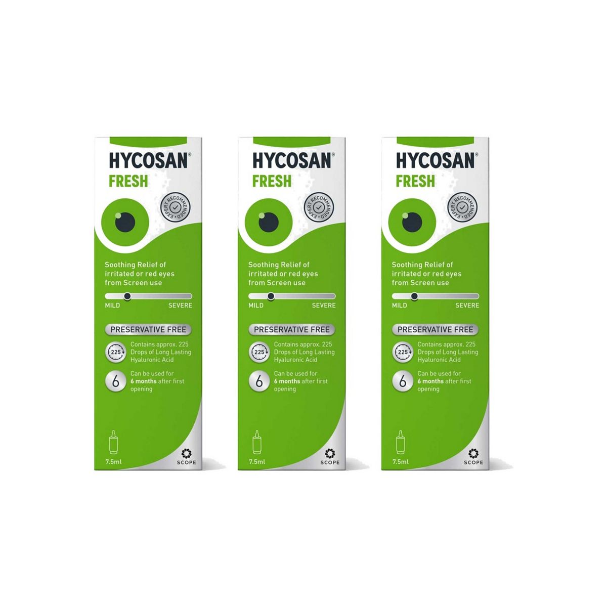 Hycosan Fresh Eye Drops 3S Bundle