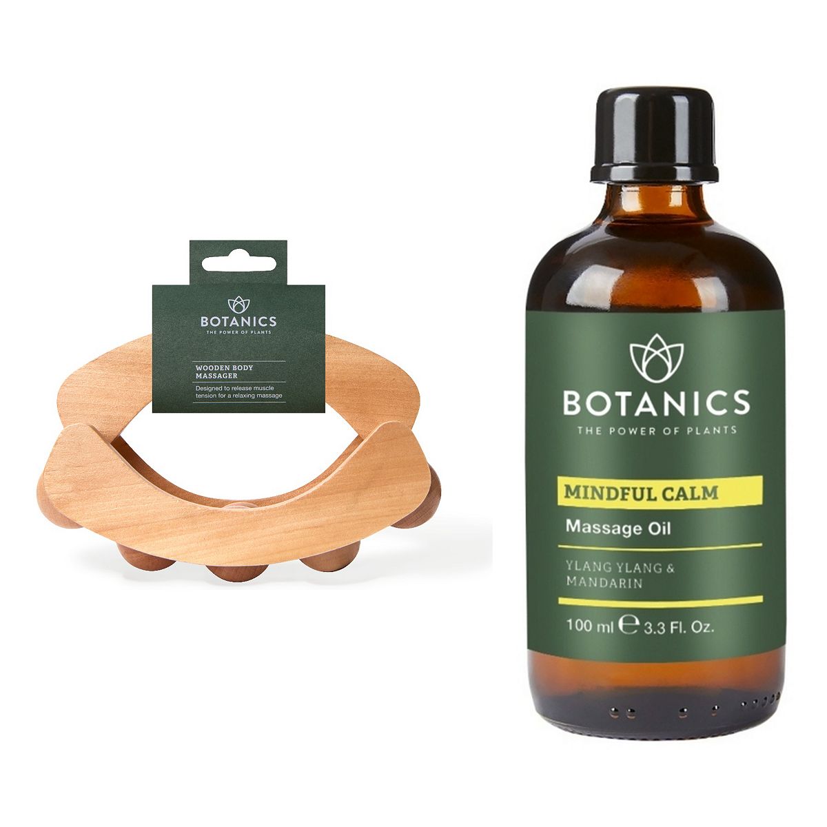 Botanics Mindful Calm Massage Oil Bundle