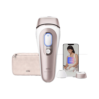 Braun Smart IPL Skin i·expert, At Home Hair Removal, Pouch, Venus Razor, 2 Heads, PL7147